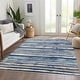 preview thumbnail 45 of 132, Premium Washable Super Soft Stripe Mayfield Rug
