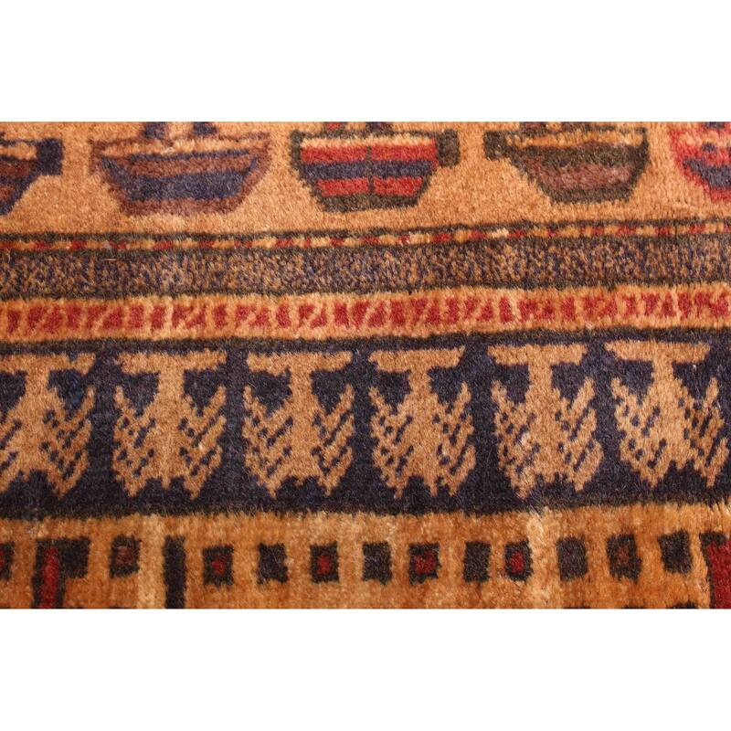 ECARPETGALLERY Hand-knotted Teimani Brown Wool Rug - 2'9 x 4'3