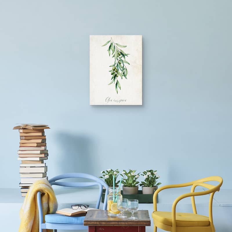 Olives Canvas Art Print