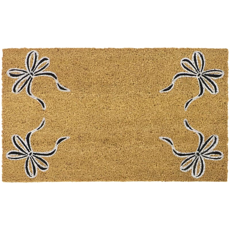 Ribbons Border 18" x 30" Doormat - 18" x 30"