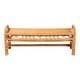 preview thumbnail 3 of 7, Ayala Natural Rattan Accent Bench - Handwoven Wicker Accent Seating with Decorative Apron and Integrated Handles for Living Room
