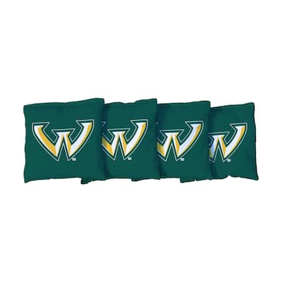 Wayne State University Warriors Green Cornhole Bags