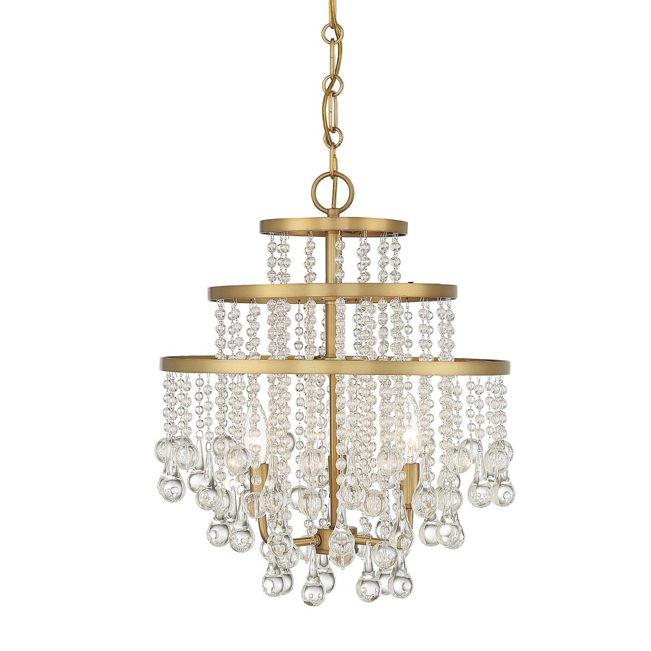 Savoy House 1-1865-3 Luna 3 Light 16" Wide Crystal Chandelier