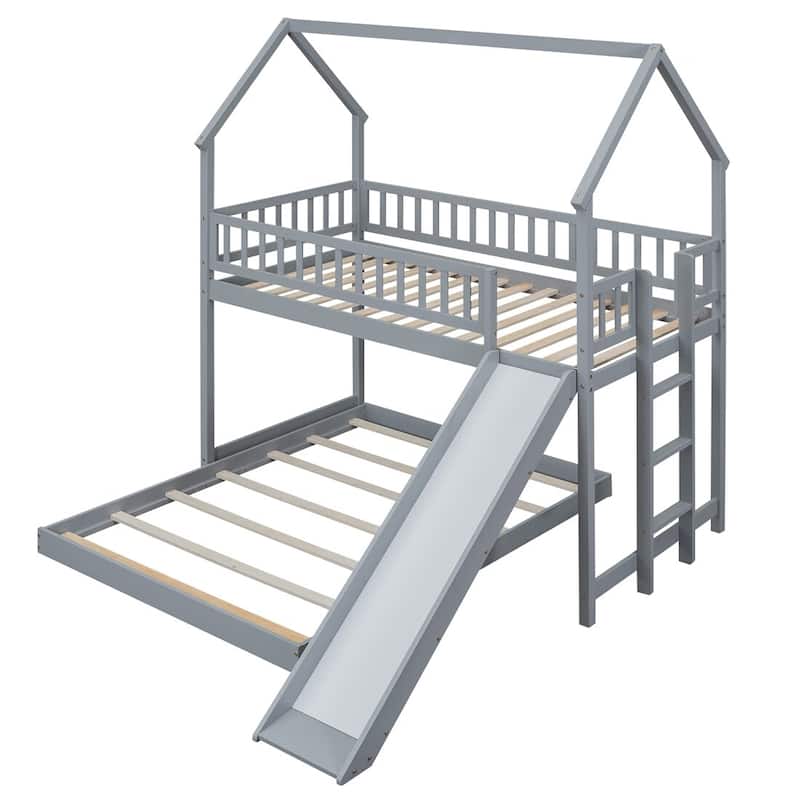 Merax Twin over Full House Bunk Bed
