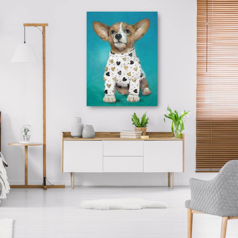 PJ Pups IV By Studio Arts Canvas Art Print