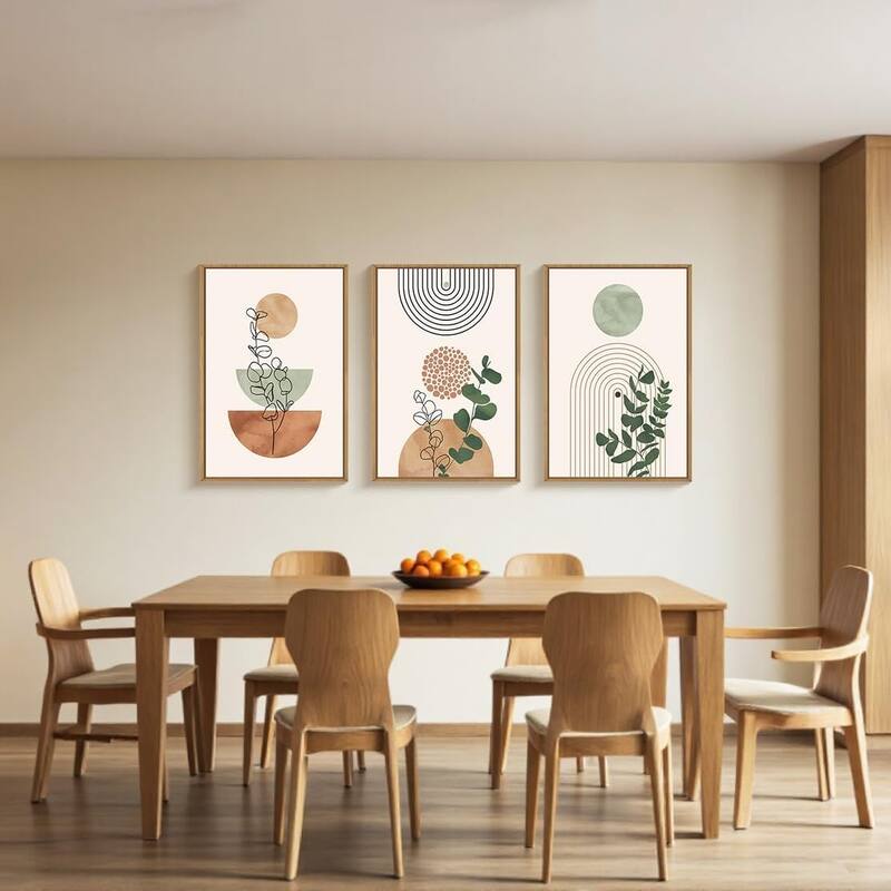 Abstract Bohemian Wall Decor, Mid Century Modern Geometric