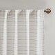 preview thumbnail 21 of 23, Cashel Texture Striped 100-percent Recycled Fiber Woven Antimicrobial Window Panel Pair by Clean Spaces - 84" Panel