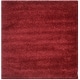 preview thumbnail 170 of 187, SAFAVIEH California Shag Izat 2-inch Thick Area Rug 6'7" x 6'7" Square - Maroon