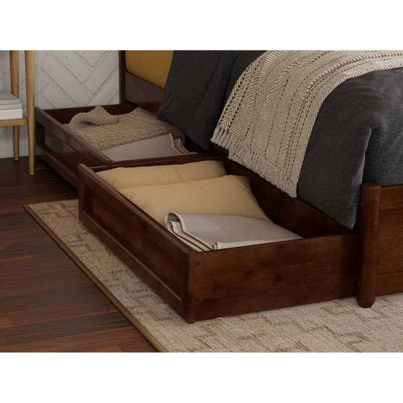 Felicity Platform Bed with Panel Footboard and Storage Drawers