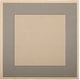 preview thumbnail 17 of 133, SAFAVIEH Courtyard Sherrie Border Indoor/ Outdoor Waterproof Patio Backyard Rug 7'10" Square - Grey/Cream
