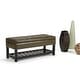 preview thumbnail 84 of 136, WYNDENHALL Essex 44 inch Wide Transitional Rectangle Ottoman Bench