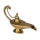 preview thumbnail 9 of 12, Gold Brass Eclectic Aladdin Lamp
