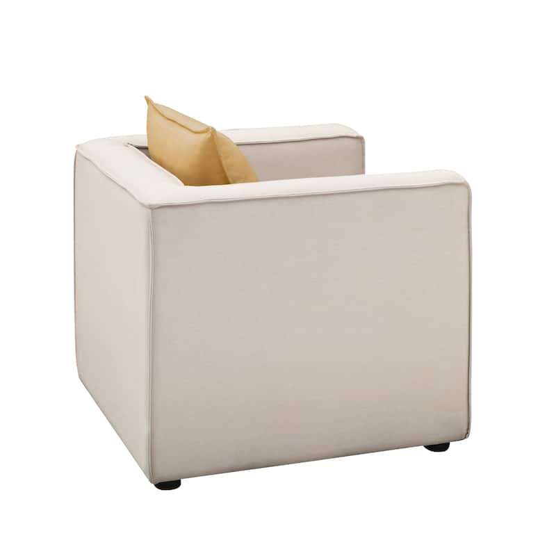 Dack Contemporary Fabric Upholstered Accent Chair by Furniture of America