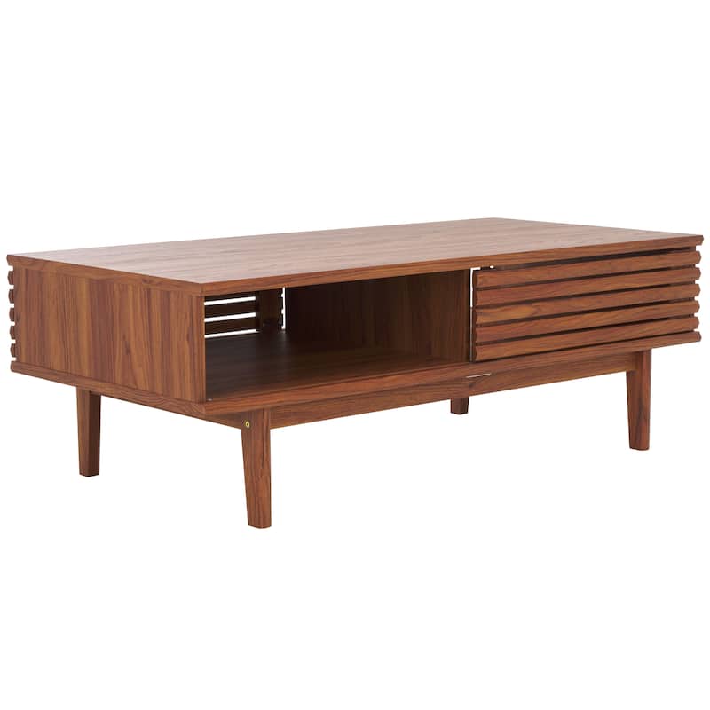 SAFAVIEH Home Aricia 2 Door Coffee Table - 47Wx23Dx16H