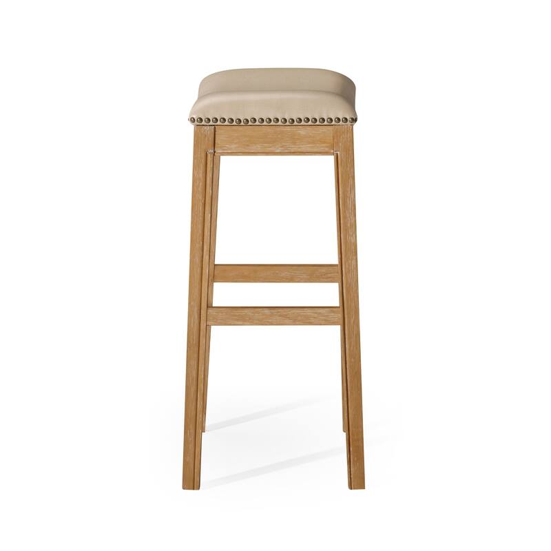 Maven Lane Adrien Saddle Kitchen Dining Stool