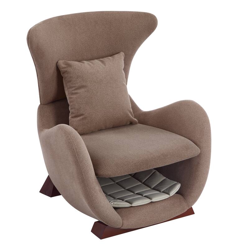 Christopher Knight Home - Modern Upholstered Accent Chair with Pet Nook Storage