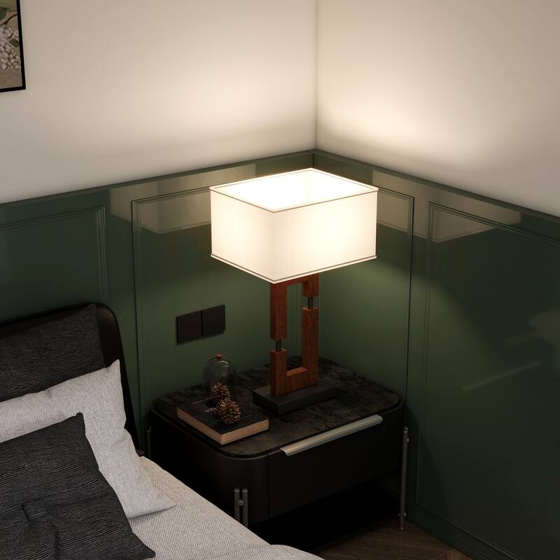 Set of 2 Painted Table Lamp