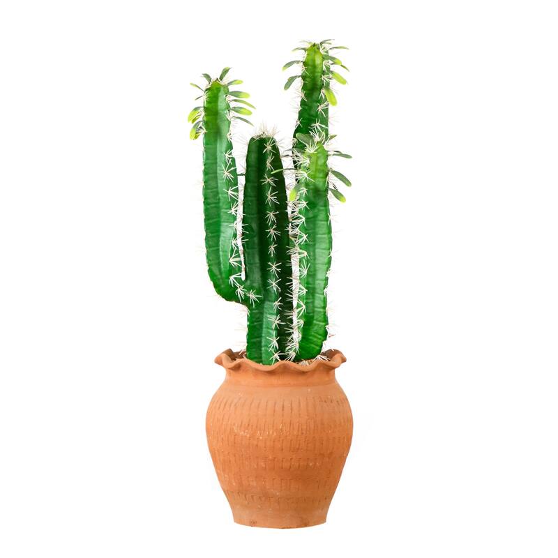 Cactus Artificial Plant with Planter - 2.25' - Green