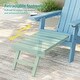 preview thumbnail 44 of 54, Bonosuki 2-Piece Folding Adirondack Chairs with Retractable Ottoman, Fire Pit Patio Chair with Cup Holder