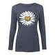 Daisy Heart  - Ladies Long Sleeve Tee