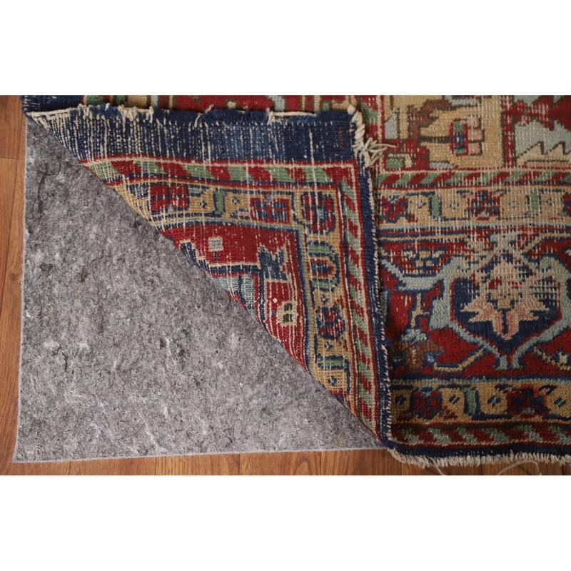 Tabriz Persian Antique Area Rug Hand-Knotted Wool Carpet - 8'1"x 10'10"