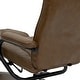 preview thumbnail 56 of 69, Contemporary Multi-Position Recliner and Ottoman with Wrapped Base