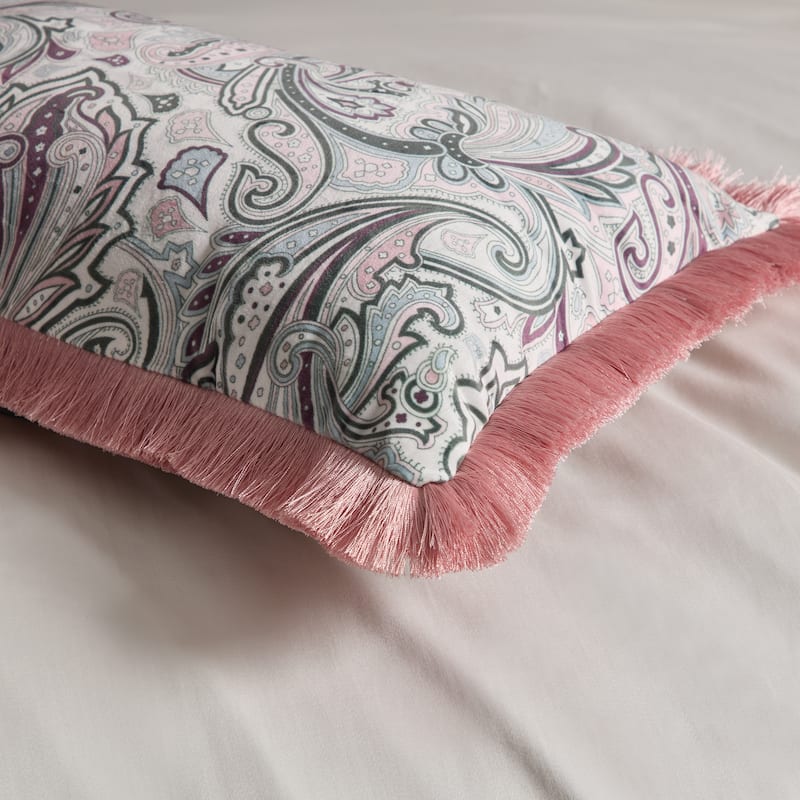 Ted Baker Paisley Fringe Decorative Pillow