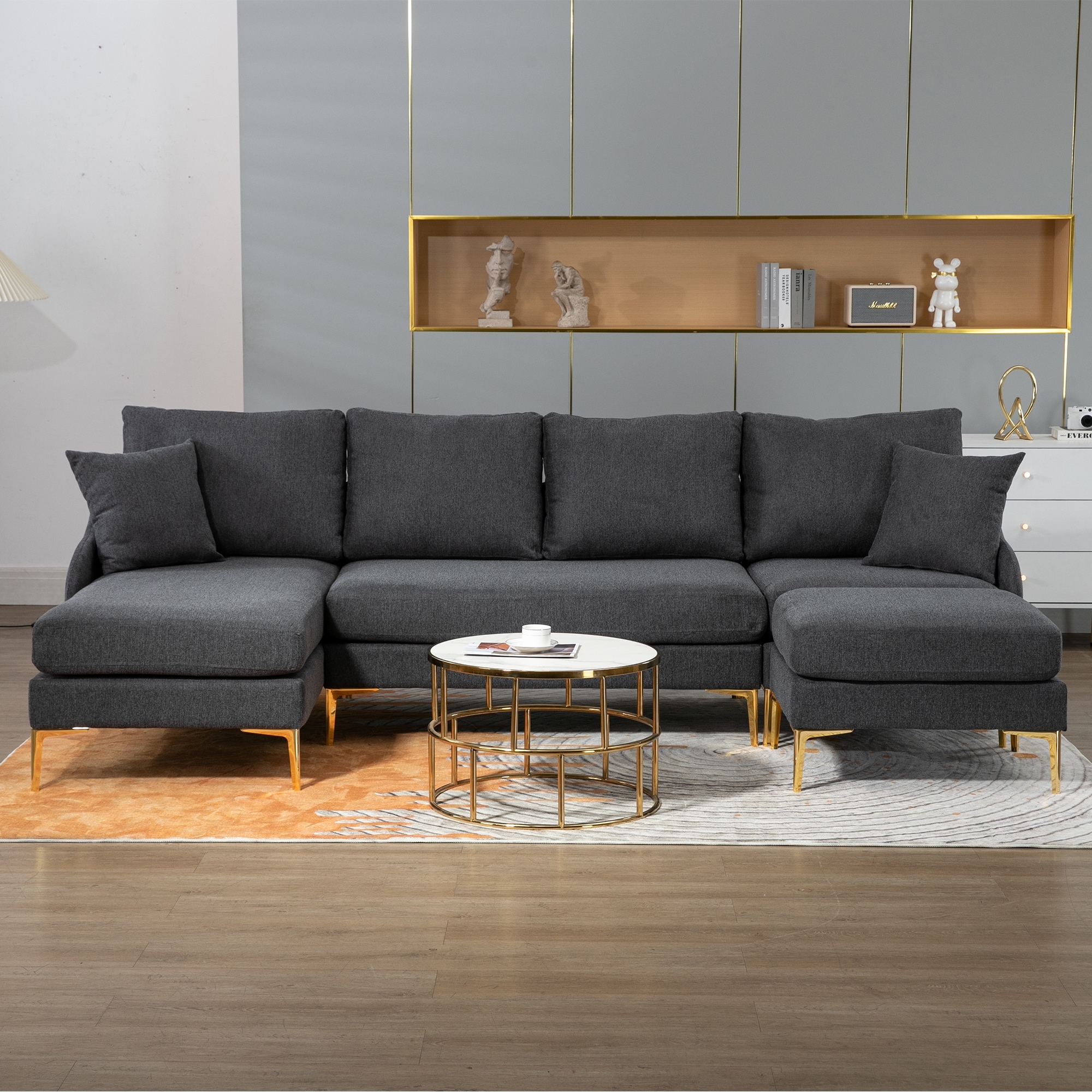 4 seater corner lounge clearance