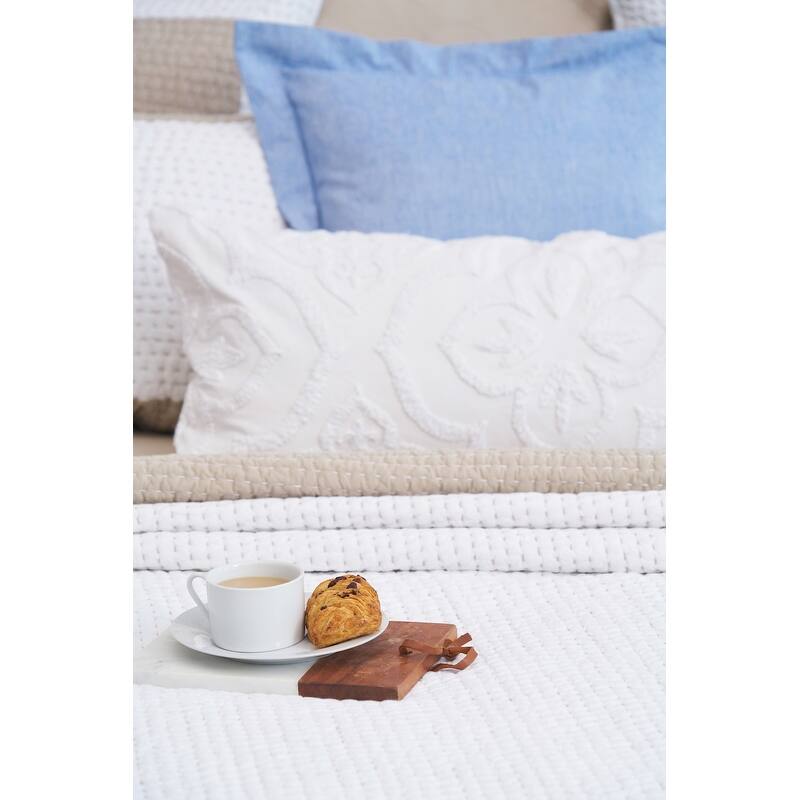 Ninny Floral Tufted Throw Pillow Collection
