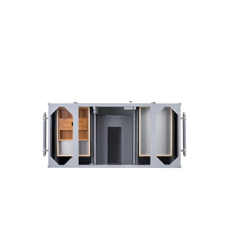 James Martin Vanities Copper Cove Encore 48" Single Vanity, Silver Gray
