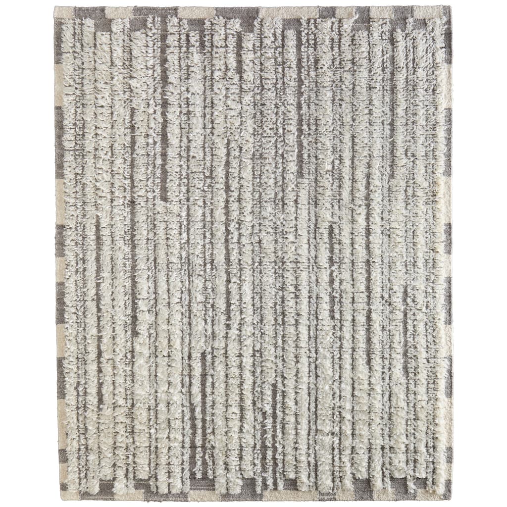 Grand Bazaar Saena Hand Woven Stripes Transitional Area Rug