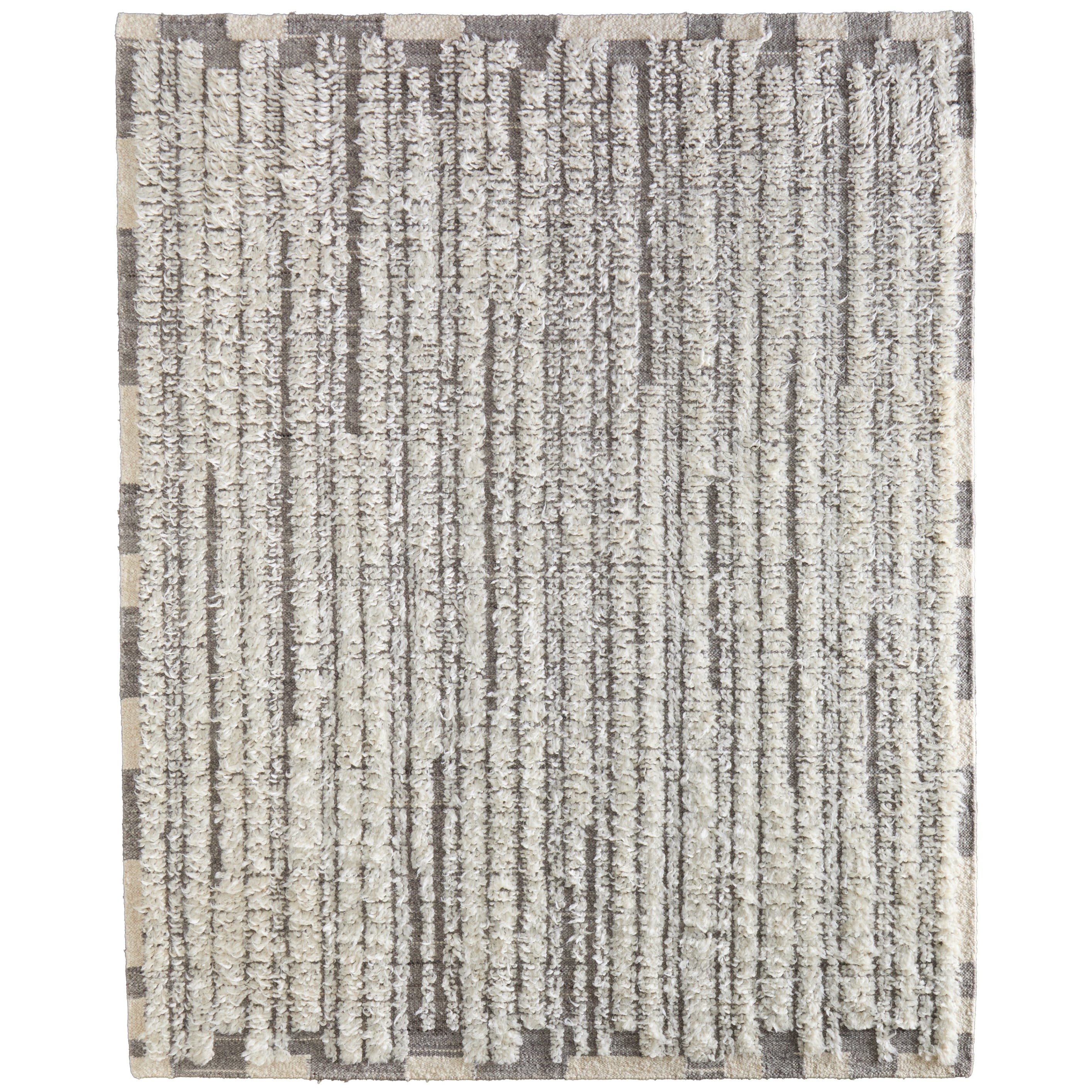 Grand Bazaar Saena Hand Woven Stripes Transitional Area Rug