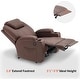 preview thumbnail 34 of 45, Mcombo Electric Power Recliner Chair with Massage and Heat, Faux Leather 7050