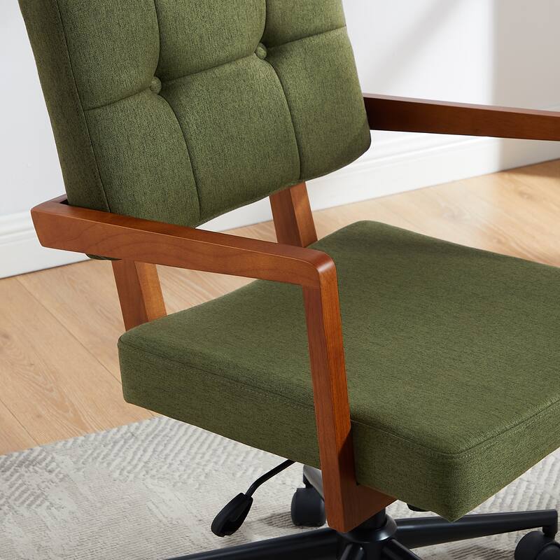 Art Leon Swivel Accent Home Office Chair with Adjustable Height