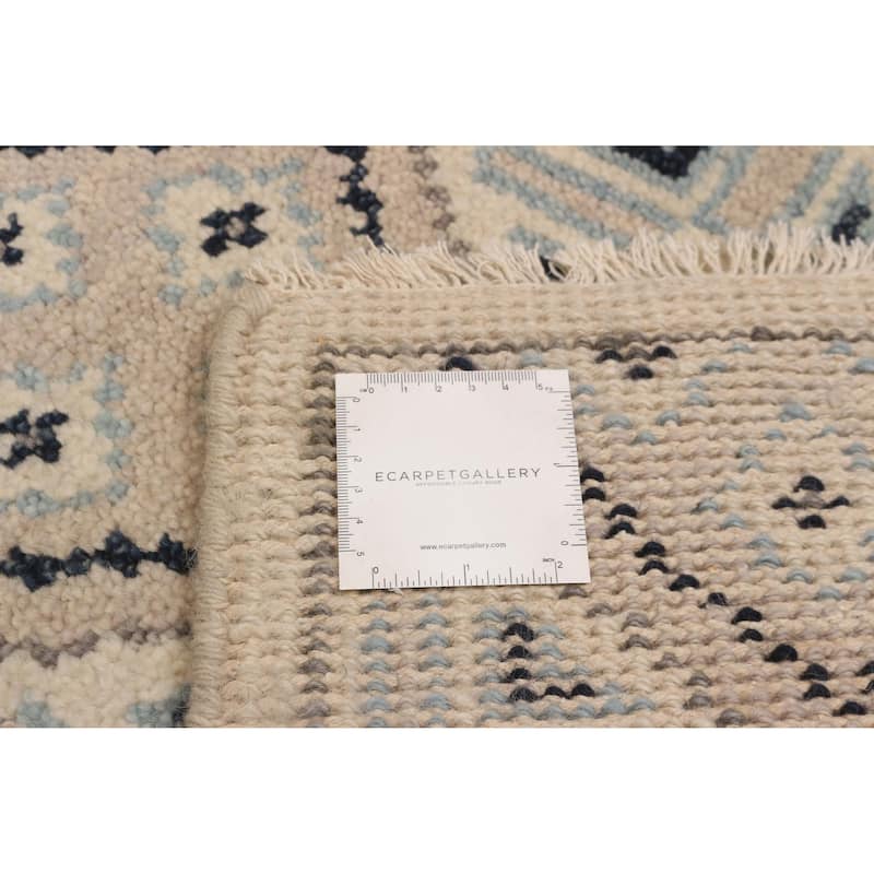 ECARPETGALLERY Hand-knotted Jules Serapi Beige Wool Rug - 5'2 x 8'0