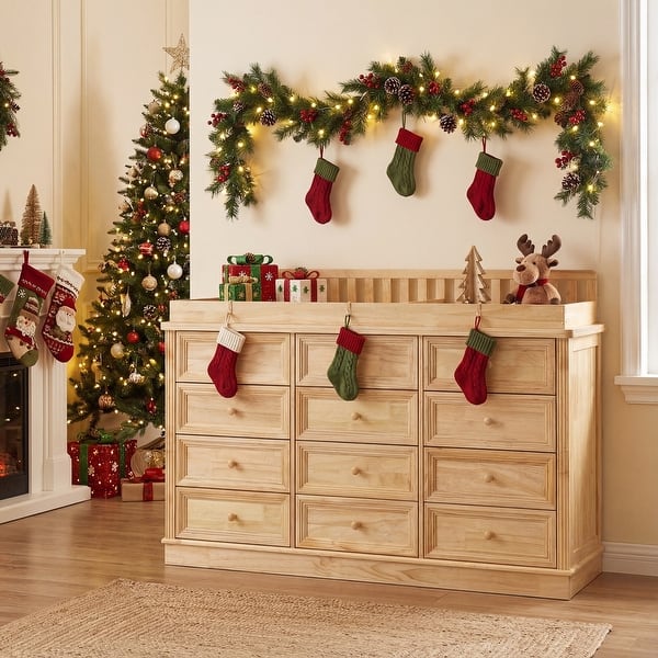 christmas tree for dresser 22 Colorful Tabletop Tree Christmas Decorations for a Small Space