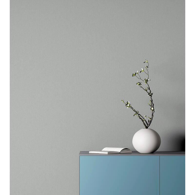 Arthouse Monty Grey Faux Fabric Wallpaper