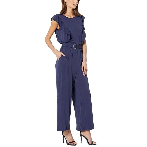 michael kors navy jumpsuit