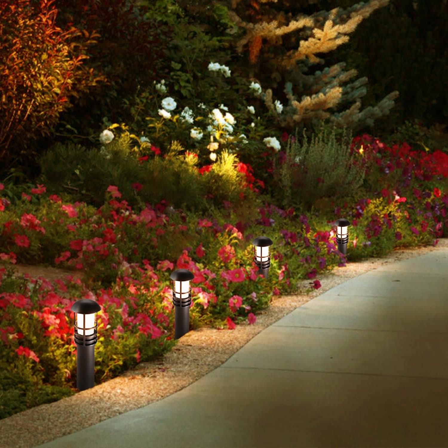 6-Pack of ALPR15 Pathway Lights  Bollard Landscape Lighting – Kings Outdoor  Lighting