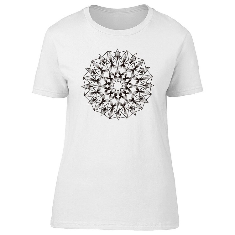 Shop Flower Mandala With Small Spikes Tee Women S Image By