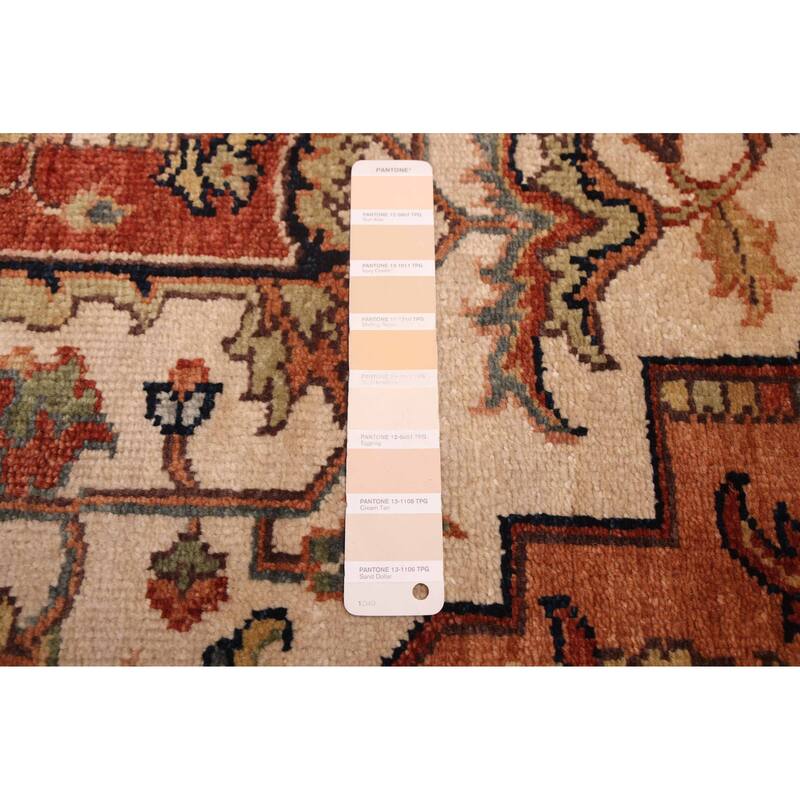 ECARPETGALLERY Hand-knotted Jules Sultane Ivory Wool Rug - 7'11 x 9'10