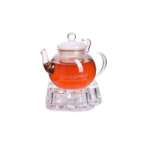Mayer & Boch Glass Tea Pot With Candle Warmer 20 oz