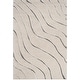 preview thumbnail 62 of 86, SAFAVIEH Florida Shag Hervor Soft Serene Waves 1.2-inch Thick Rug 5'3" x 7'6" - Cream/Grey - Rectangle
