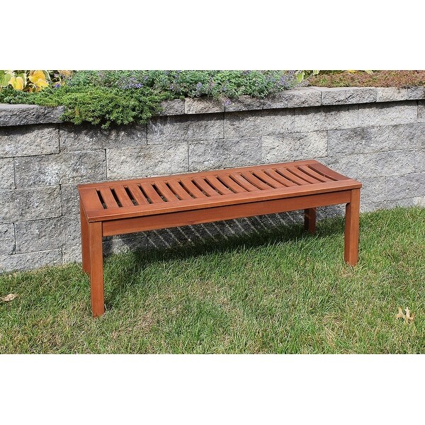 Achla Designs 4FT Natural Oil Finish Wooden Indoor Outdoor