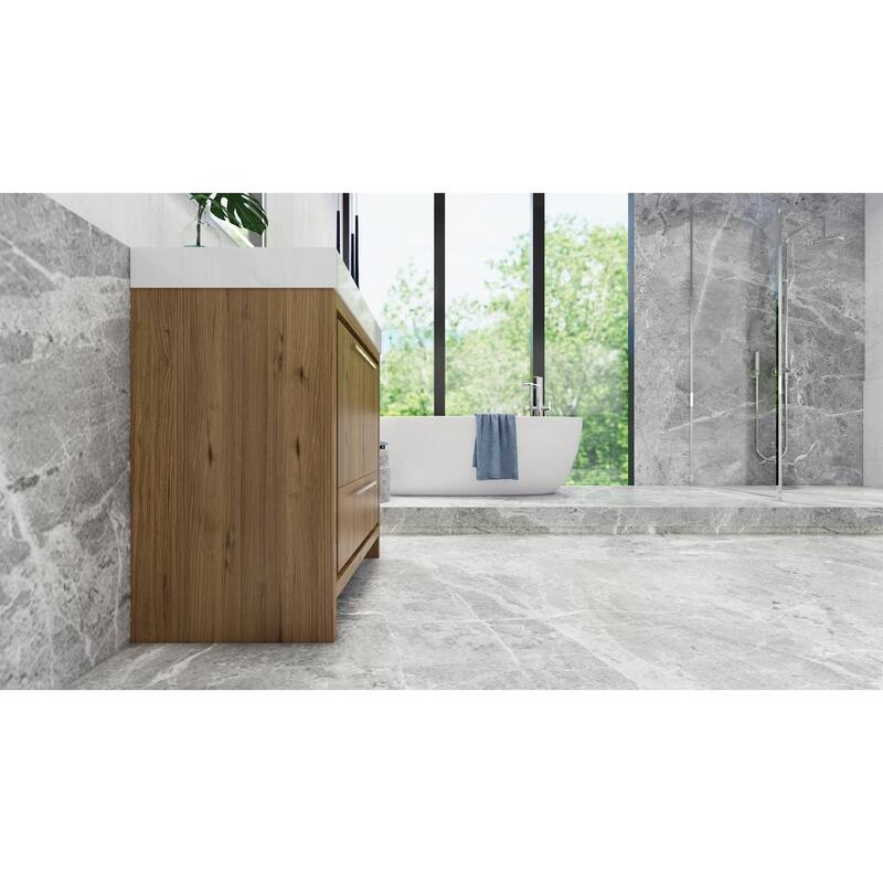 Dove 36'' Freestanding Vanity with Reinforced Acrylic Sink