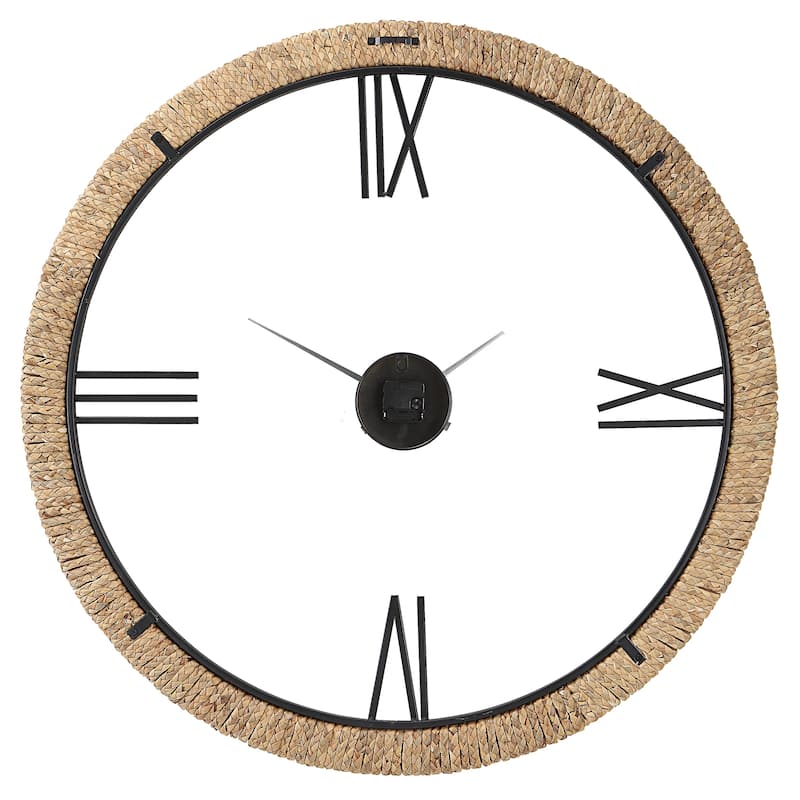 Uttermost Montecito Coastal Modern Wall Clock - 39.75" dia