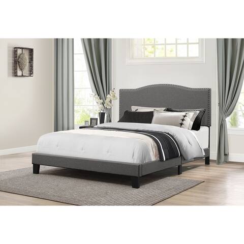 Hillsdale Furniture Kiley King Upholstered Bed, Stone