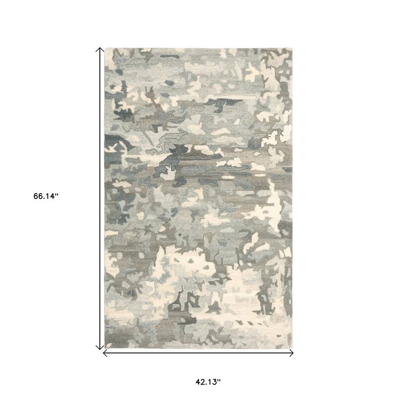 HomeRootsAbstract Modern Rectangle Area Rug