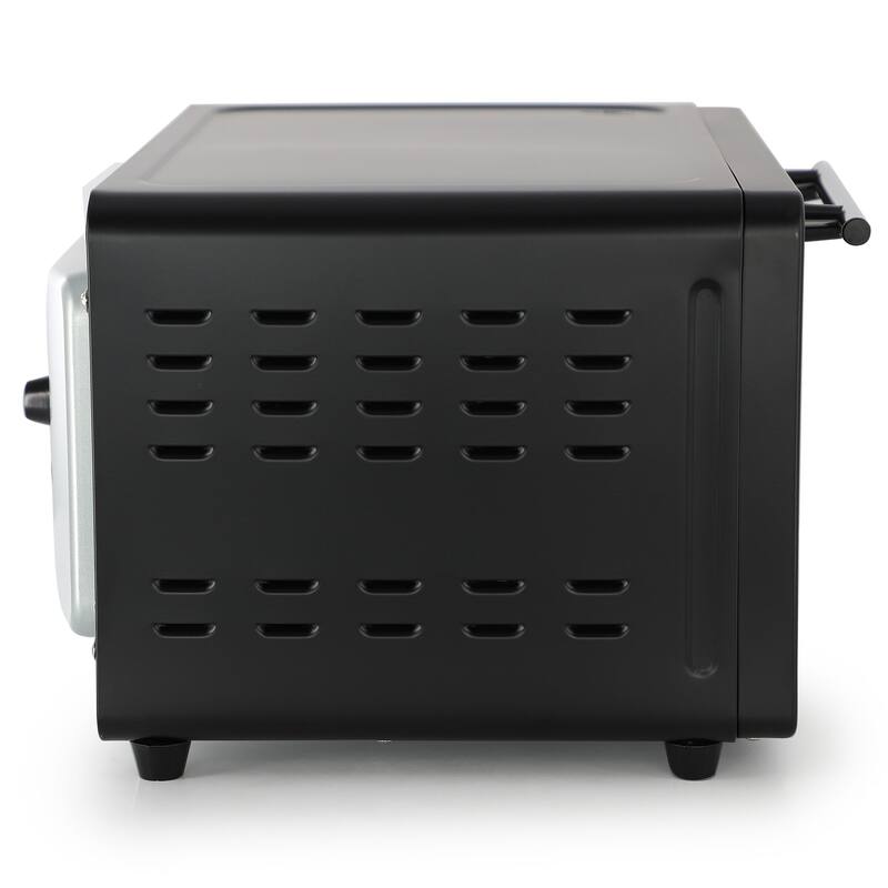 Counter Top Compact 9L Electric Toaster Oven with Rack in Black