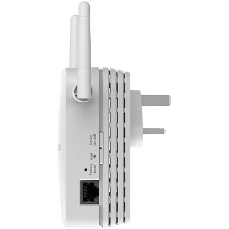 Netgear N300 Wall Plug Wifi Range Extender Fast Ethernet Wn3000rp